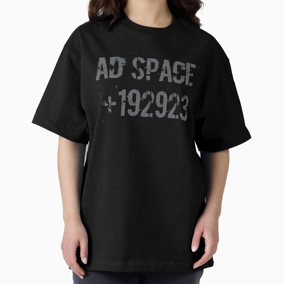Advertising space funny print, original idea print, unusual print for people who value originality by Monikatees