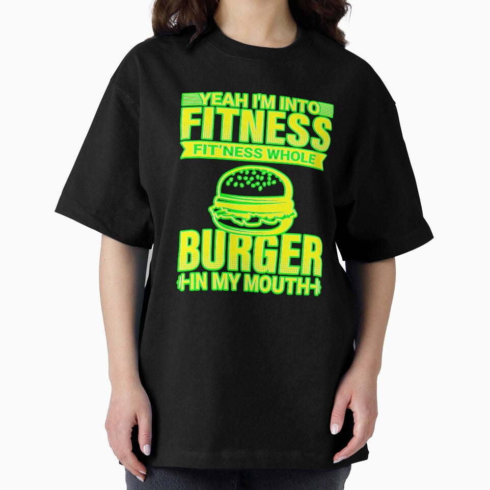 Funny Burger Lover Fitness #2 by creativerooney