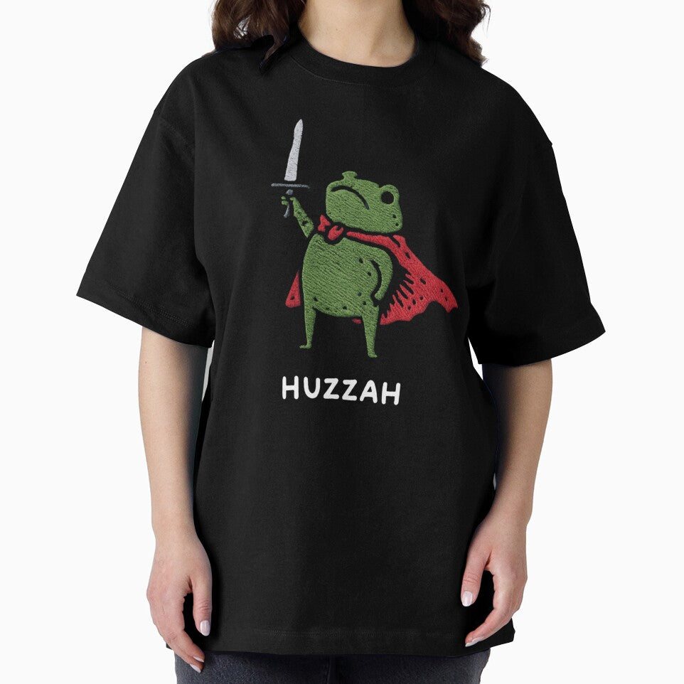 Huzzah Frog Knight Funny Sword Meme Quote by laszlosaobere
