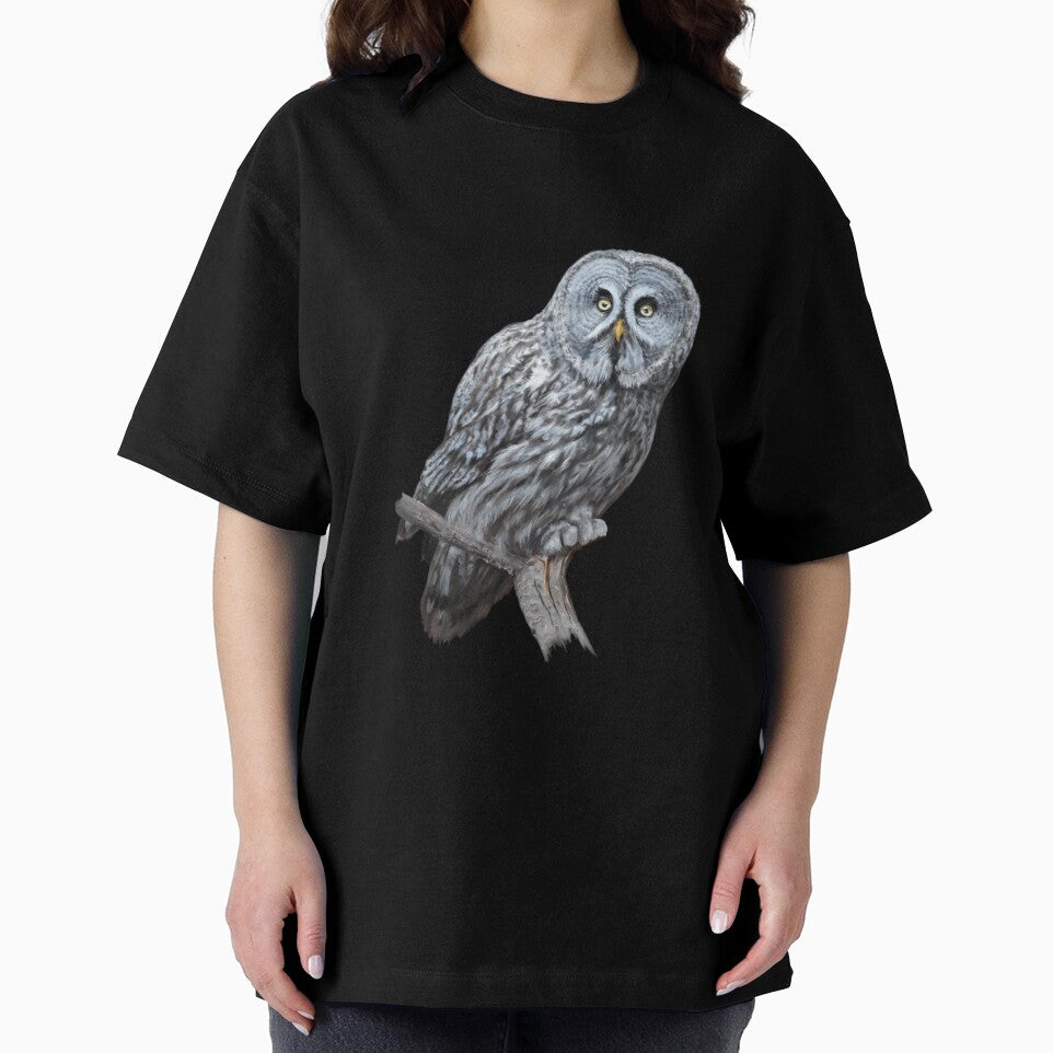 Great grey owl by illustra-terra