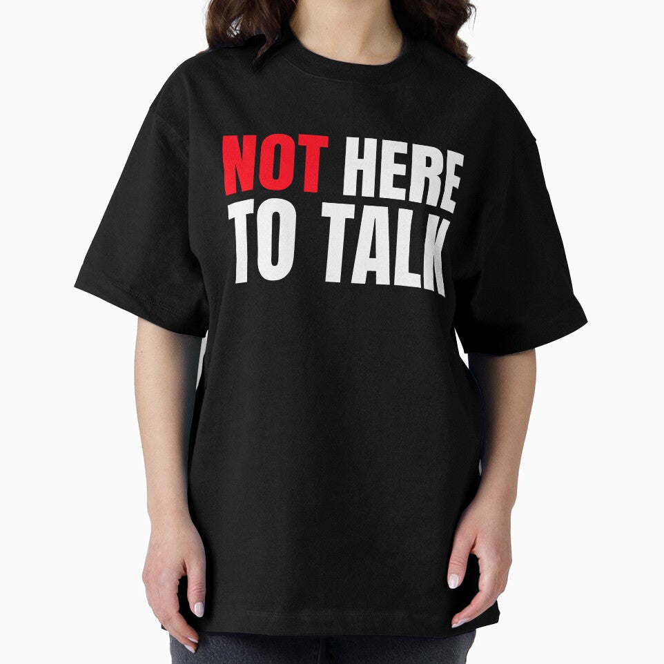 Not Here To Talk by GymMotivation