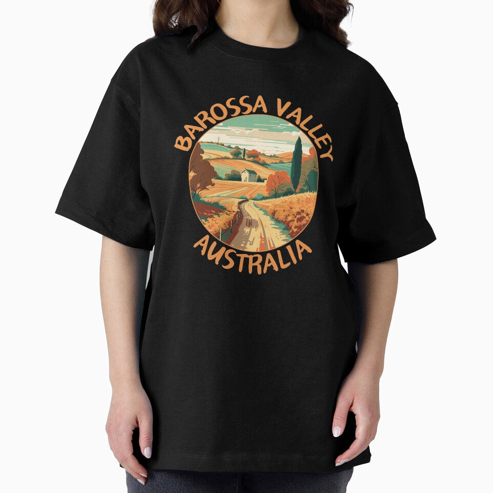 Barossa Valley in South Australia Retro Art Travel Emblem by MaateoDesign
