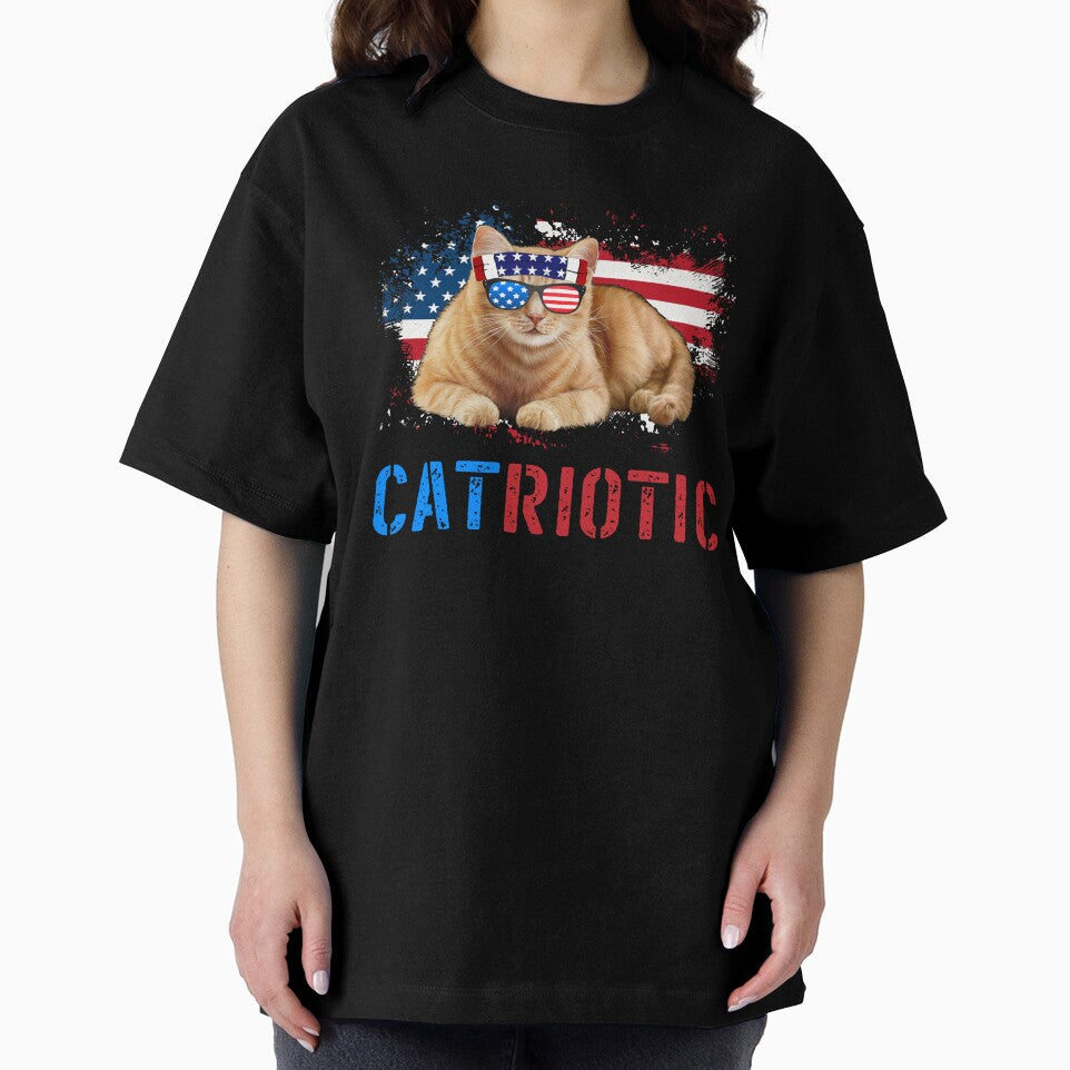 Patriotic Cat Lover 4th Of July American Cat by TM-Multidesign