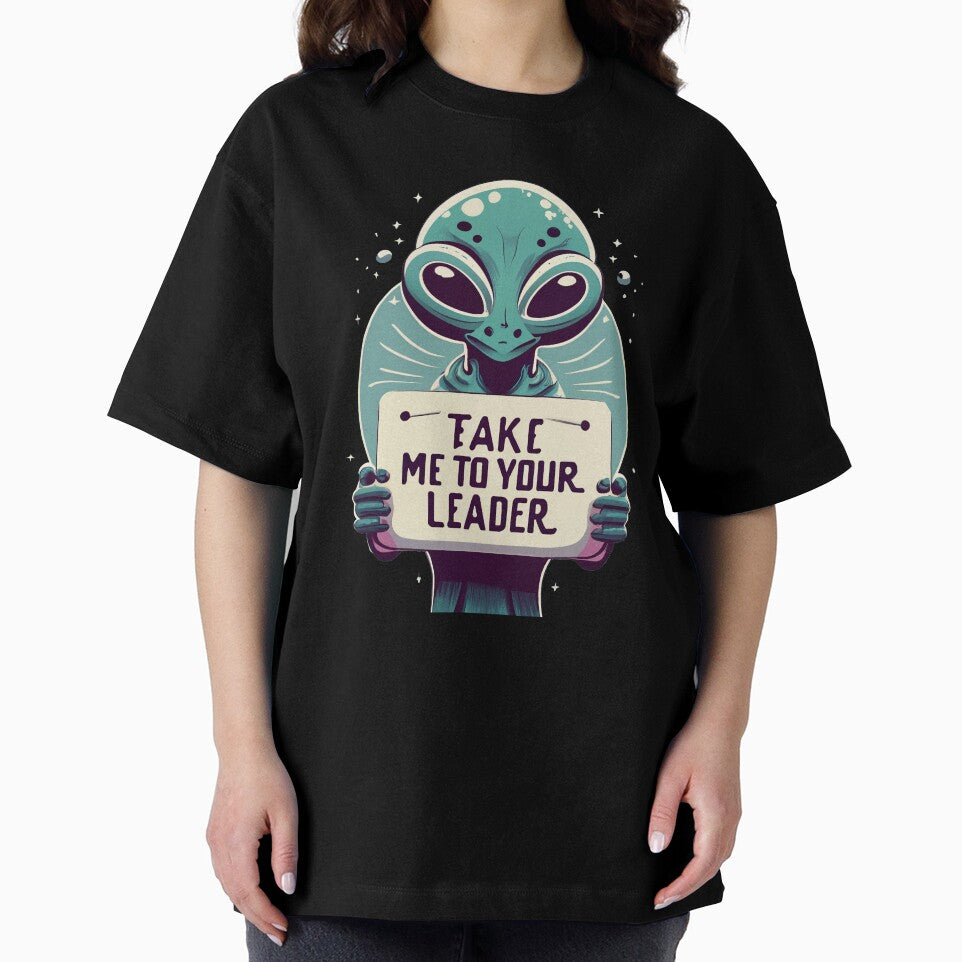 Alien Scifi Vintage Style, Humor by CreationP
