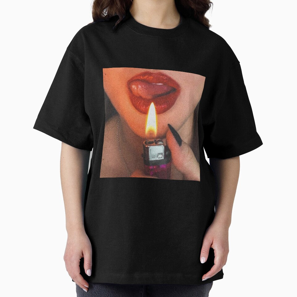Grainy Photo Vintage Bad Bitch Lighter Aesthetic by vibeytees