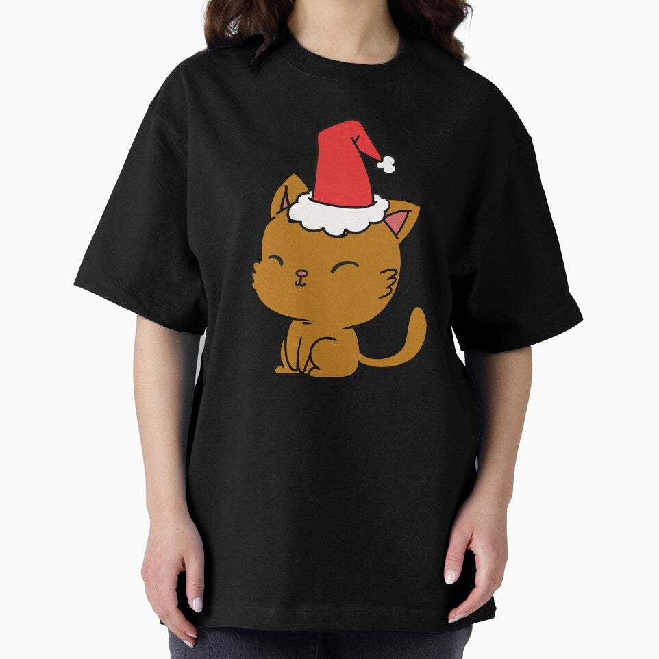 Cute Meowy Cat Christmas by Happy-PrintZ