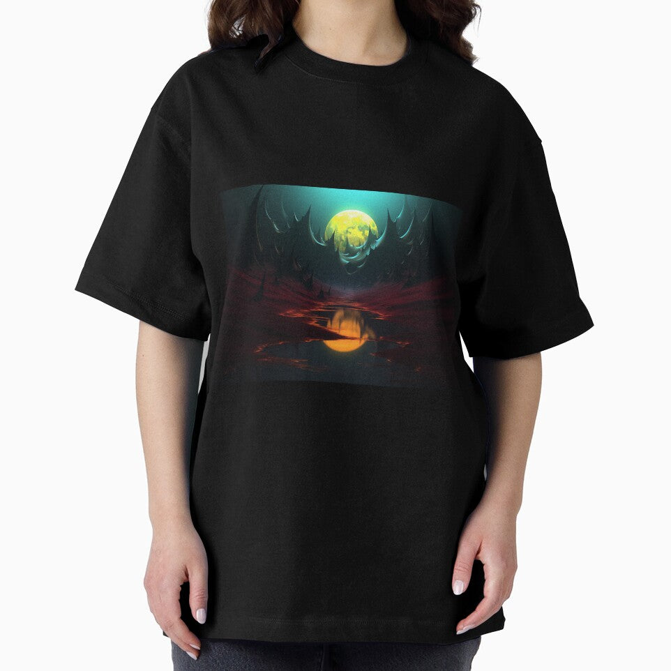 Dark Fantasy Landscape - Moonrise In Desolation by Fantasy Masterpiece