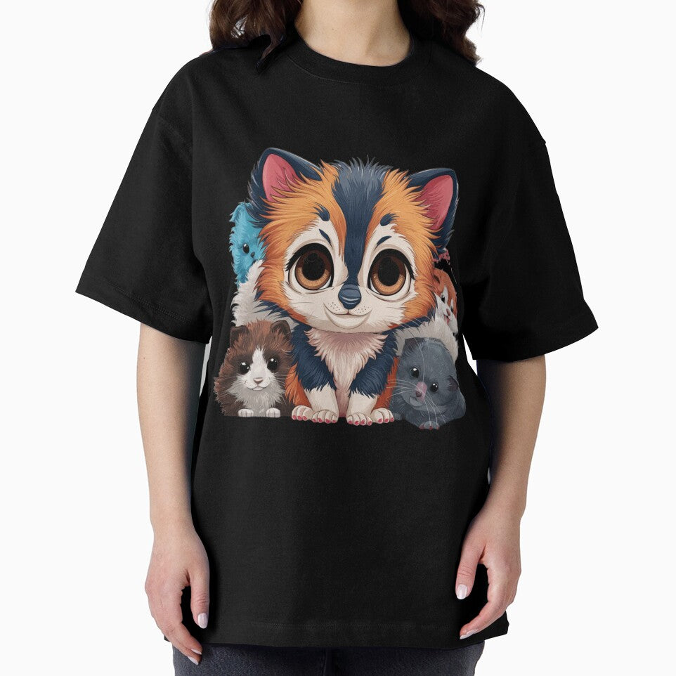 Kawaii Animals Paint Art 3D Model by Charlygood