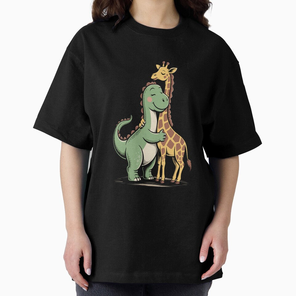 Giraffe Dinosaur Hug Love Dino Animals Safari Halloween by Rrettgison