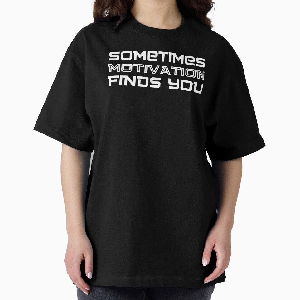 Sometimes Motivation Finds You Funny Gifts For Gym Lovers by nquestiaa