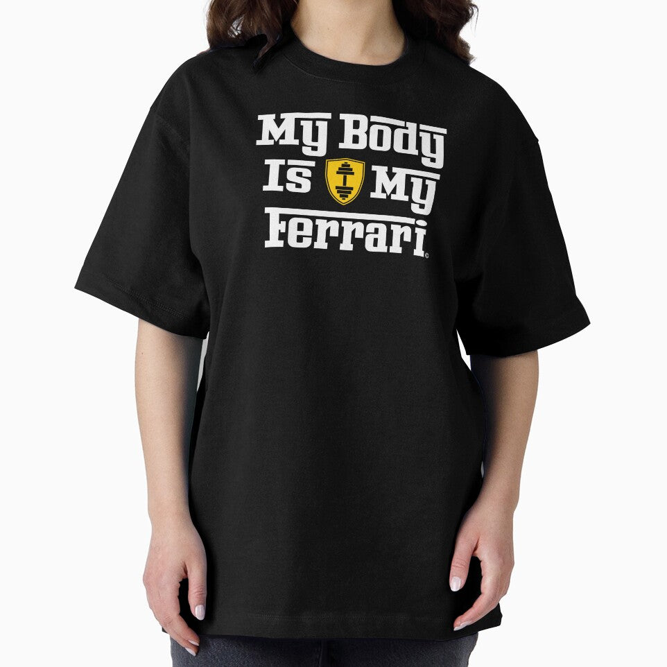 My Body Is My Ferrari – Fitness Motivation Design Tee by GymCode