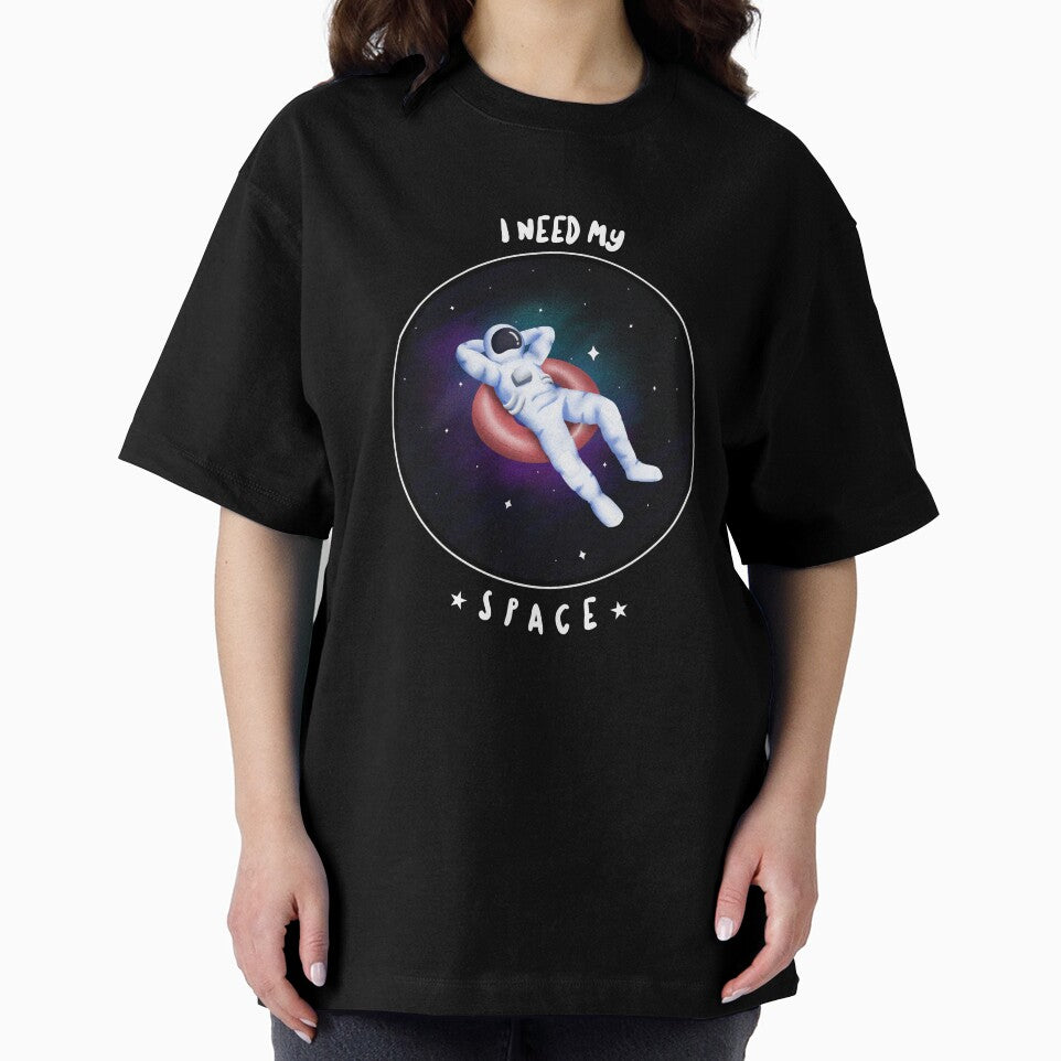 I Need My Space | Astronaut Floating on Innertube in Space | Space Humor by swdesigns714