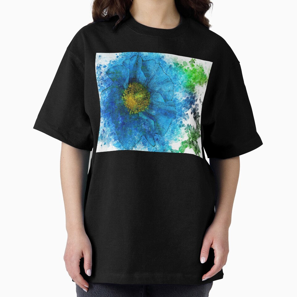 Blue Flower Abstract color by artdragongift 15