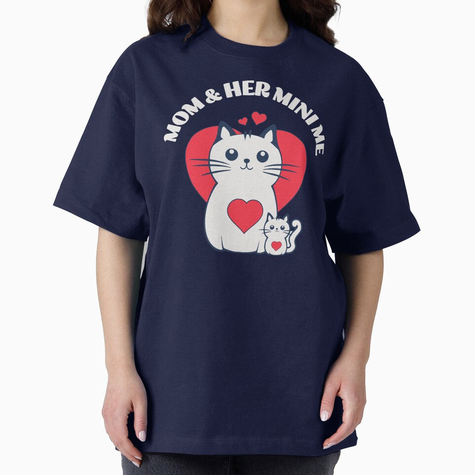 Mom and Her Mini Me Funny Cat by Sachie's Studio