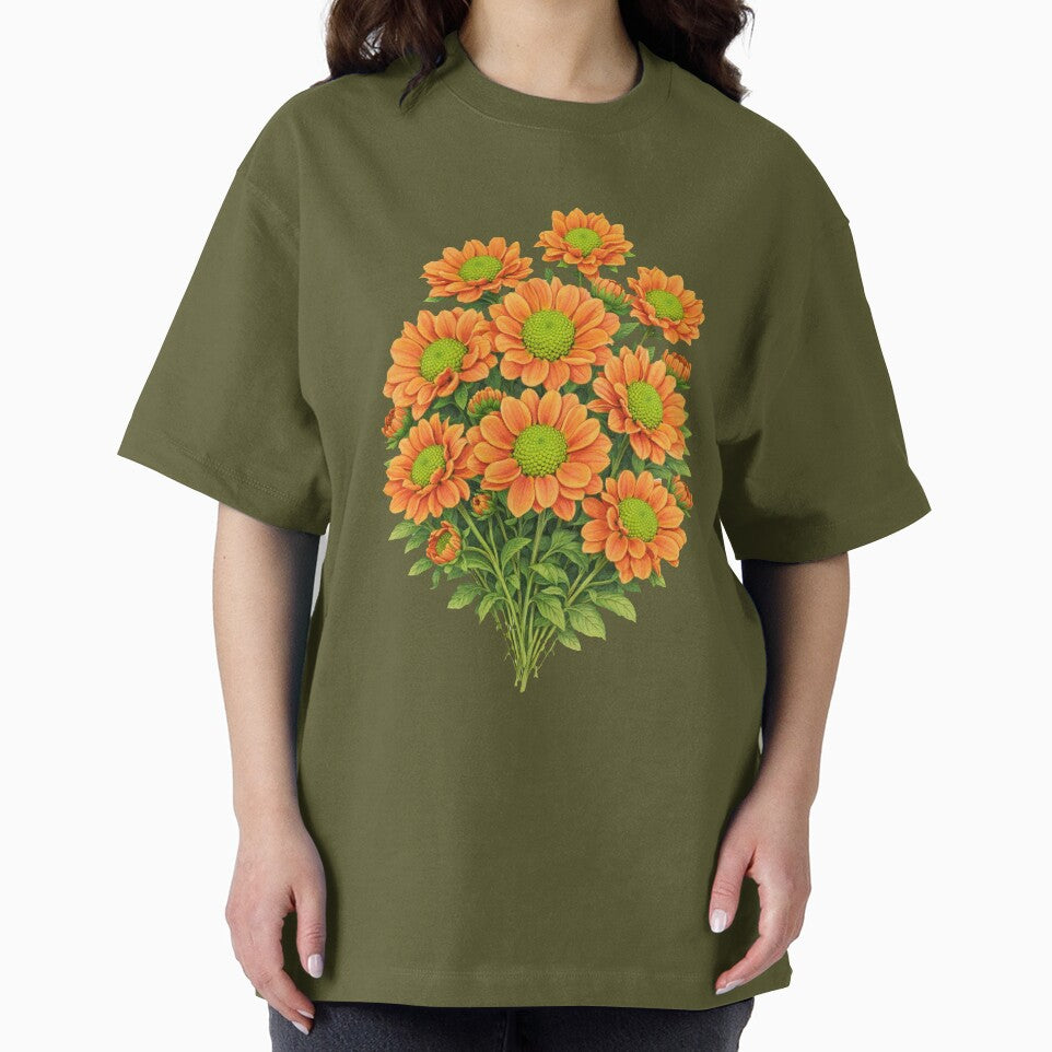 Orange Chrysanthemum by NatureFloralArts