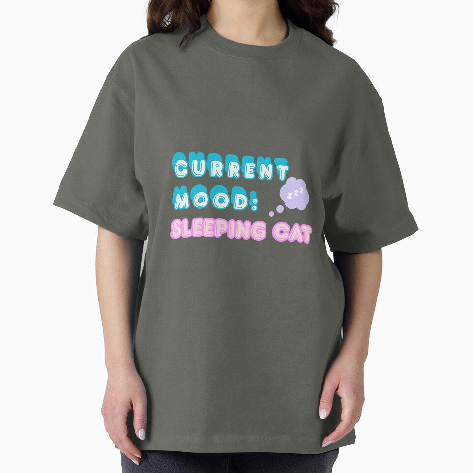 Current Mood: Sleeping Cat | Funny Cat Lover Design by CuteVibesStudio