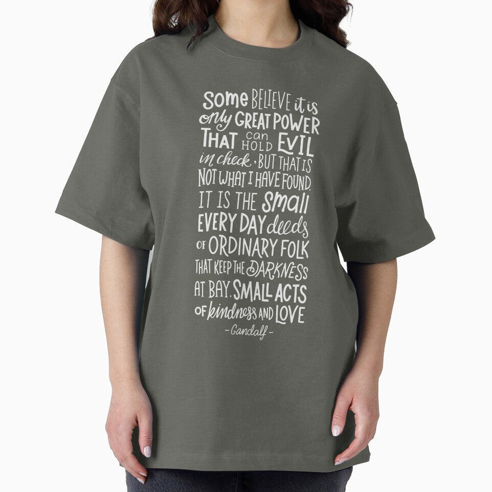 Ordinary Folk Quote Grey by Kit Cronk
