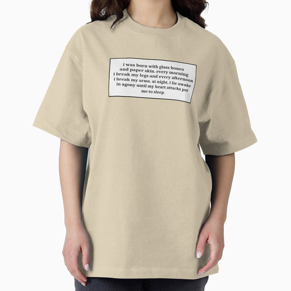 I was born with glass bones and paper skin by eltonjuan