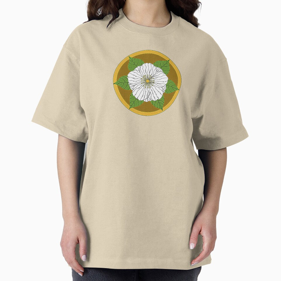 White Flower Medallion by The Nerch Dragon