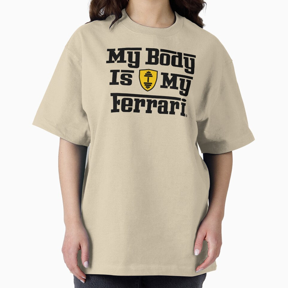 My Body Is My Ferrari – Fitness Motivation Design by GymCode