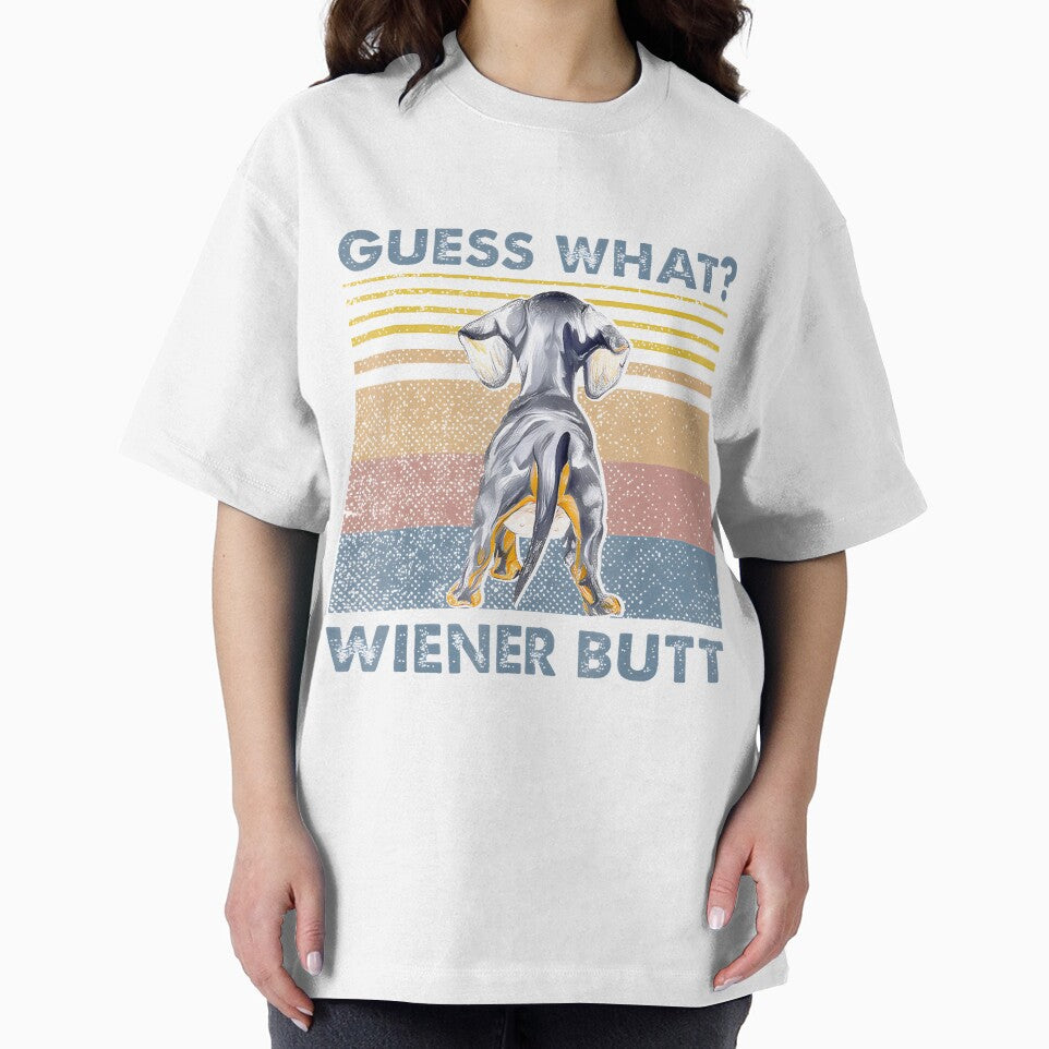 Dachshund Guess What Wiener Dog Butt Retro By Merch, Limited Edition, Perfect Gift For You And Frie by Timothy Long