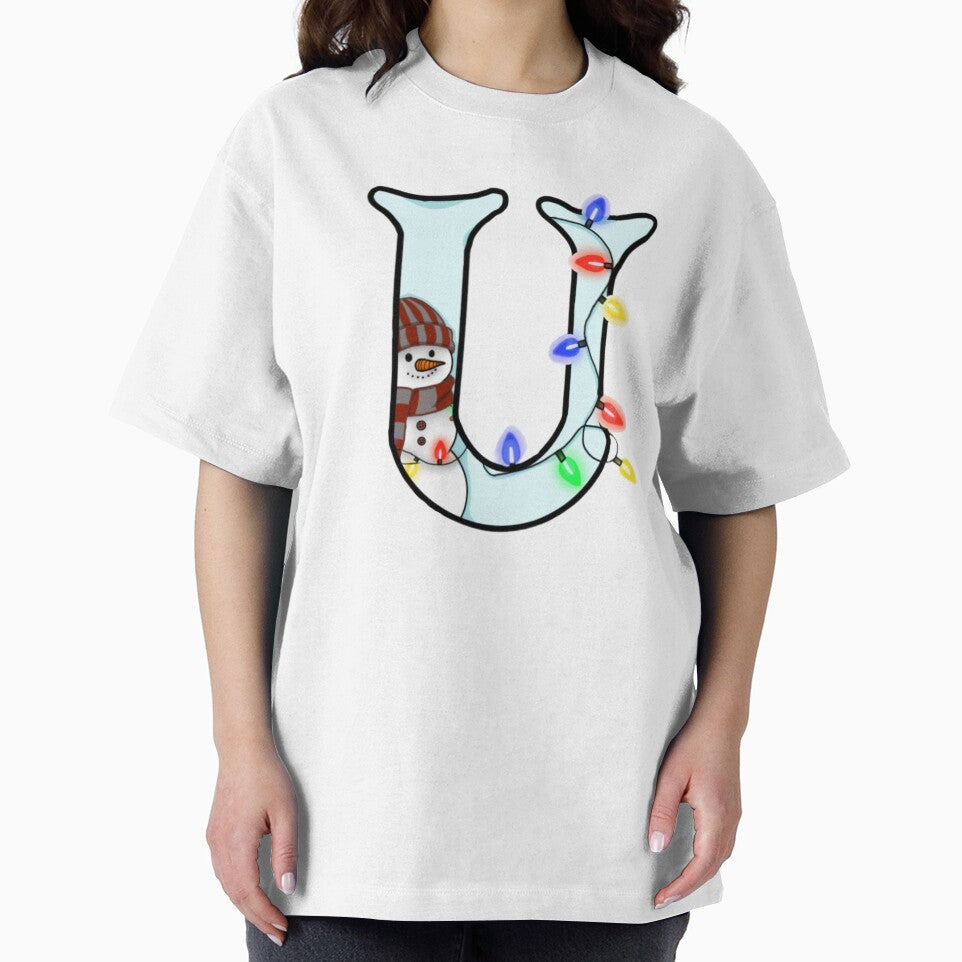 Holiday themed letter U by Artistkhg