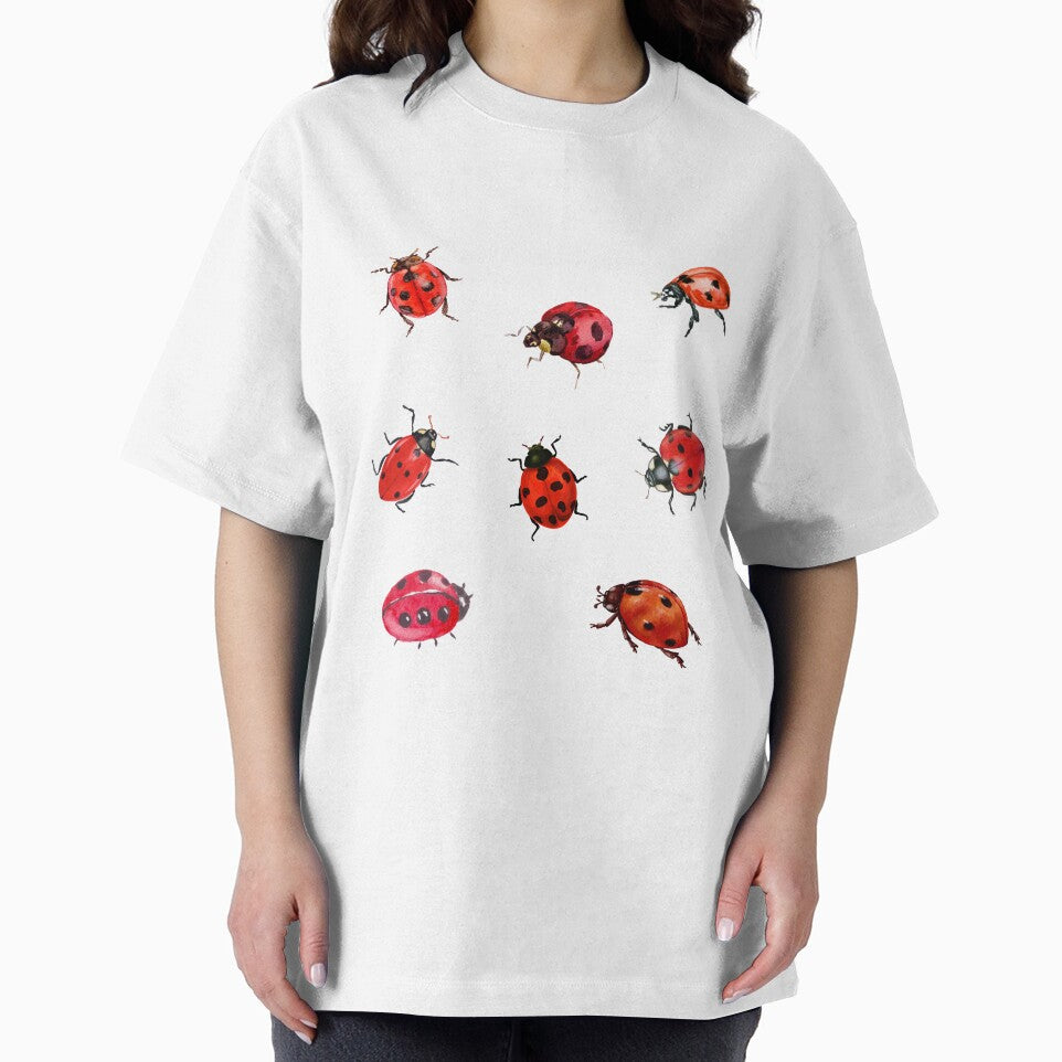 Watercolor Ladybugs by silviaol