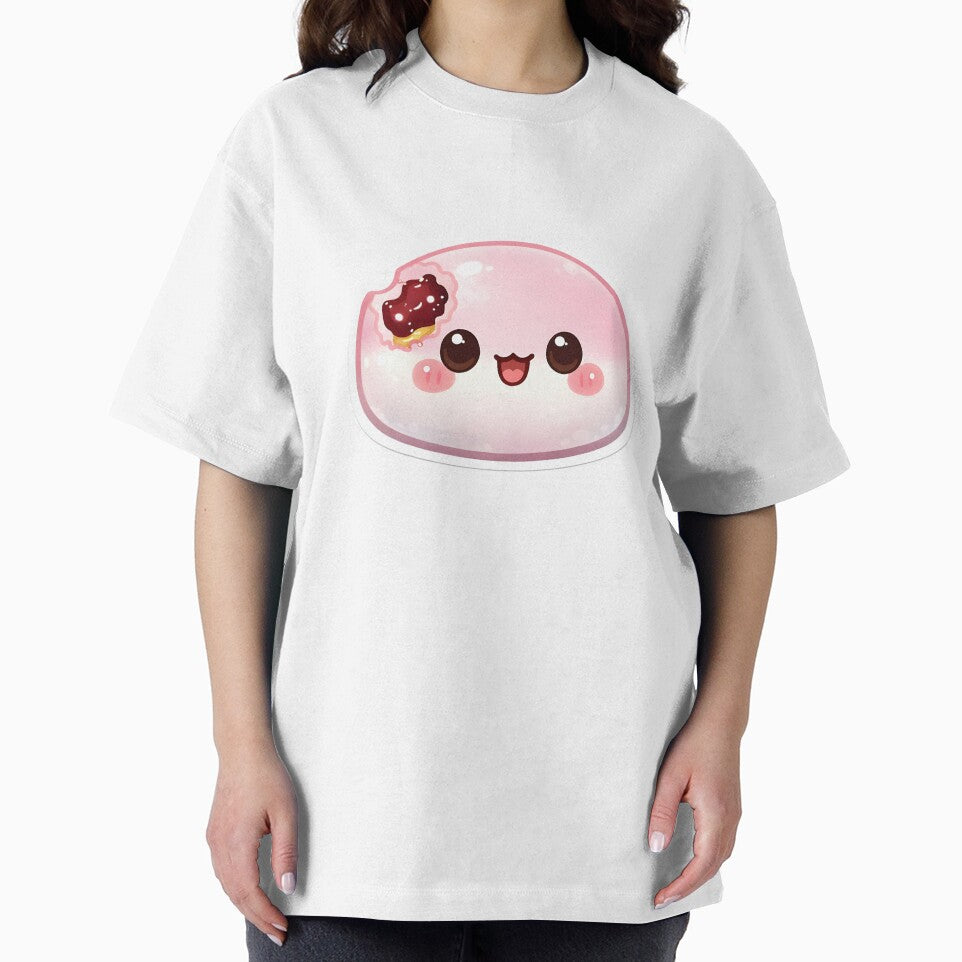 Cute Mochi Character – Kawaii Japanese Dessert Sticker by DesignEG