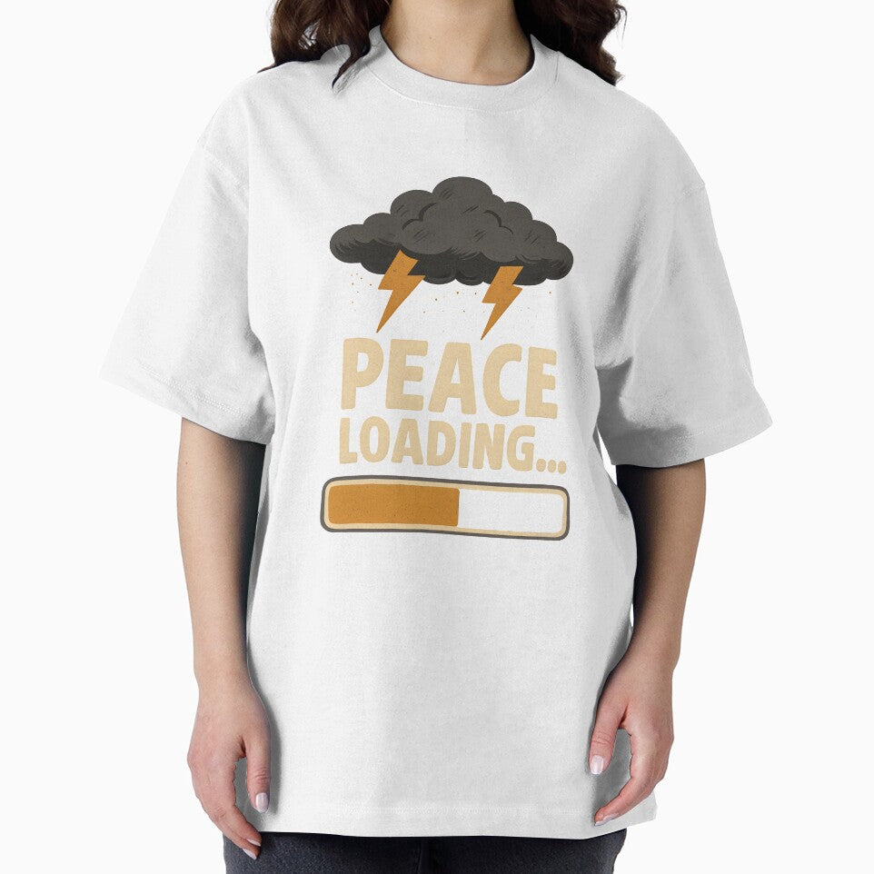 Peace Loading… – Sarcastic Storm Chaos Quote Design by darkan1