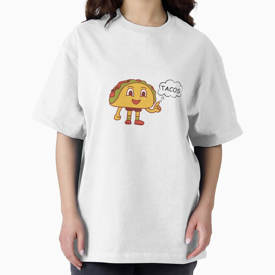 Cute Taco Cartoon - Funny Food Lover Design by FASA's ART