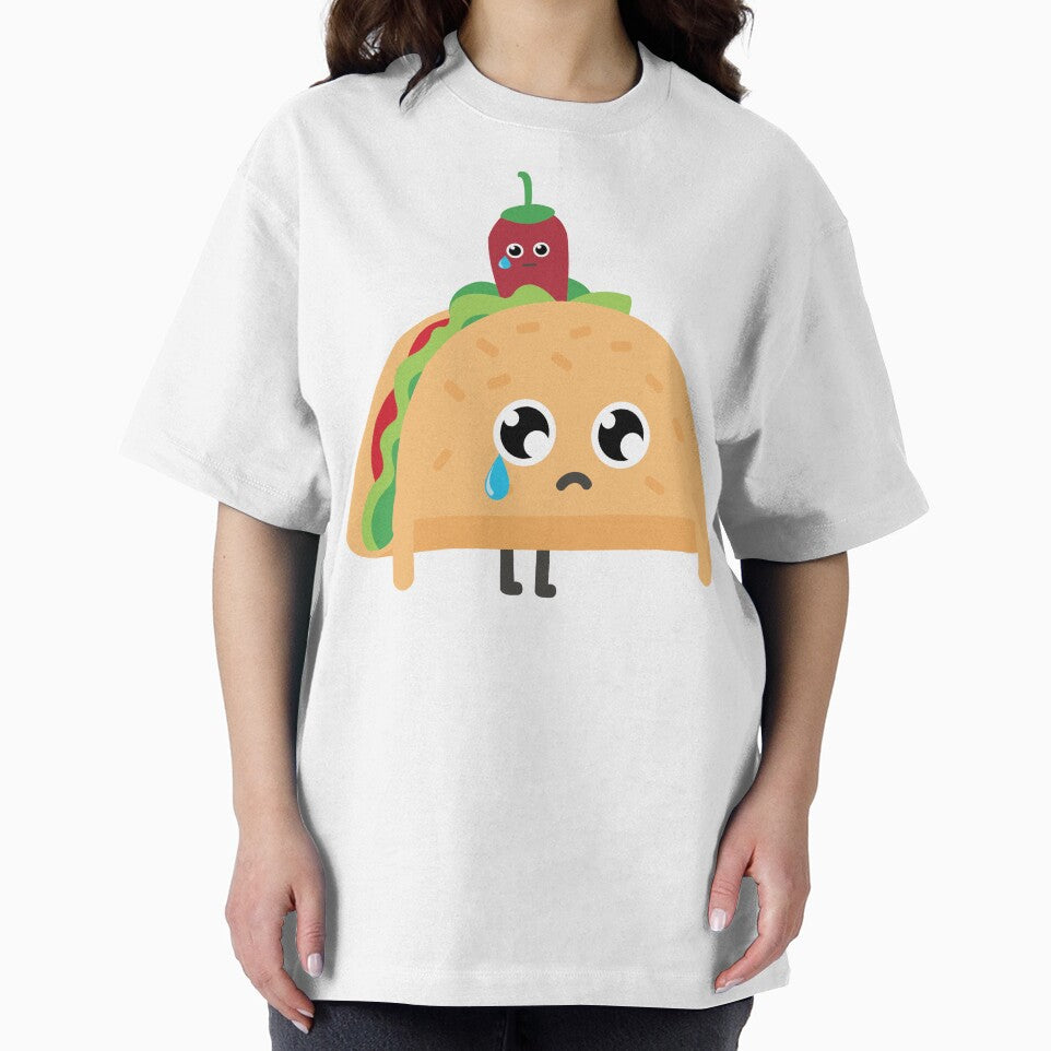 Kawaii sad taco by laatabiShirt