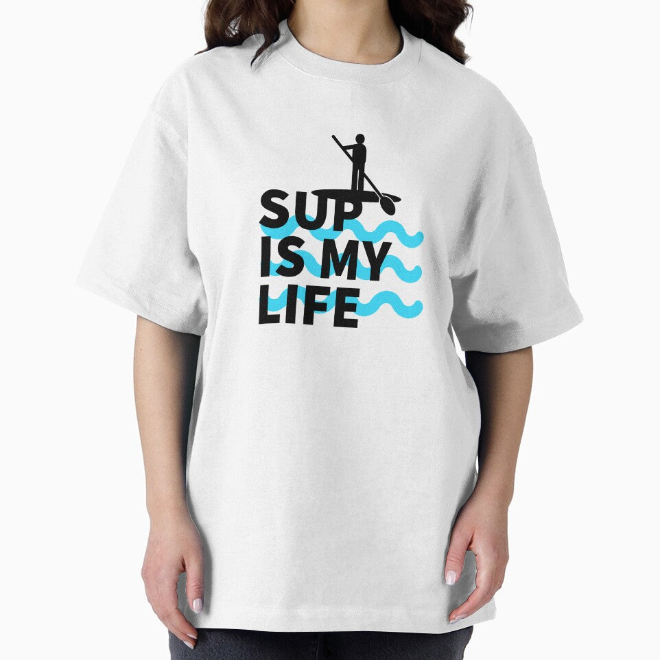 SUP IS MY LIFE - PADDLE SURFING - SUP - STICKERS - PADDLE SURF - SUPING by Tropical Blood
