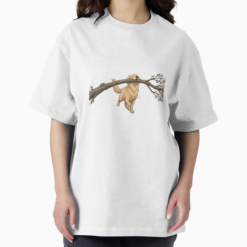 Branch Manager Funny Golden Retriever Stick by Petzzz