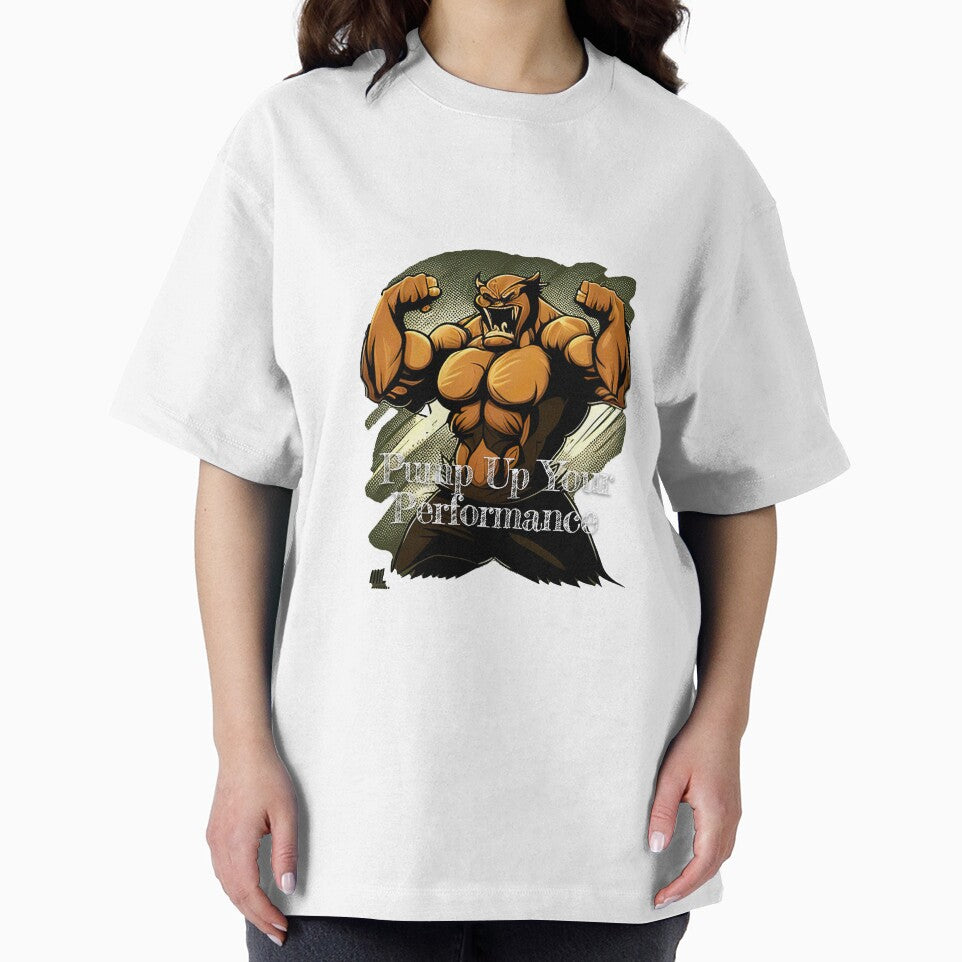 Pump Up Your Performance Bodybuilding Fitness Gym Workout Exercise Merch Print Design by tengamerx