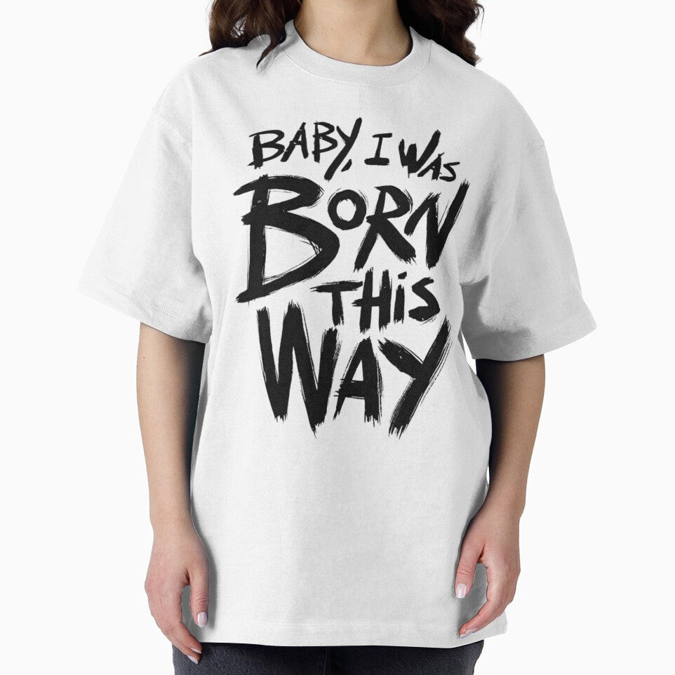 Born This Way – Bold Empowerment Typography Design by FloraMyst