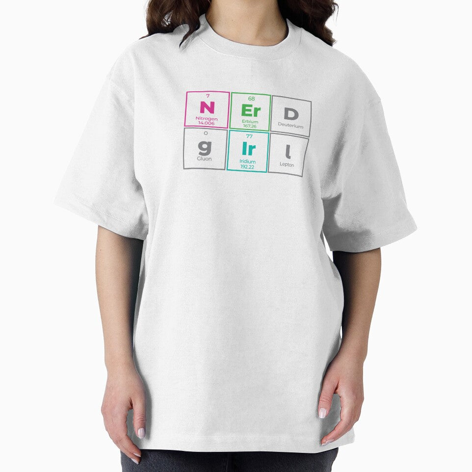 Copy of Nerd Girl Periodic Table Outline Design – Funny Science Gift by Rodney's Marketplace