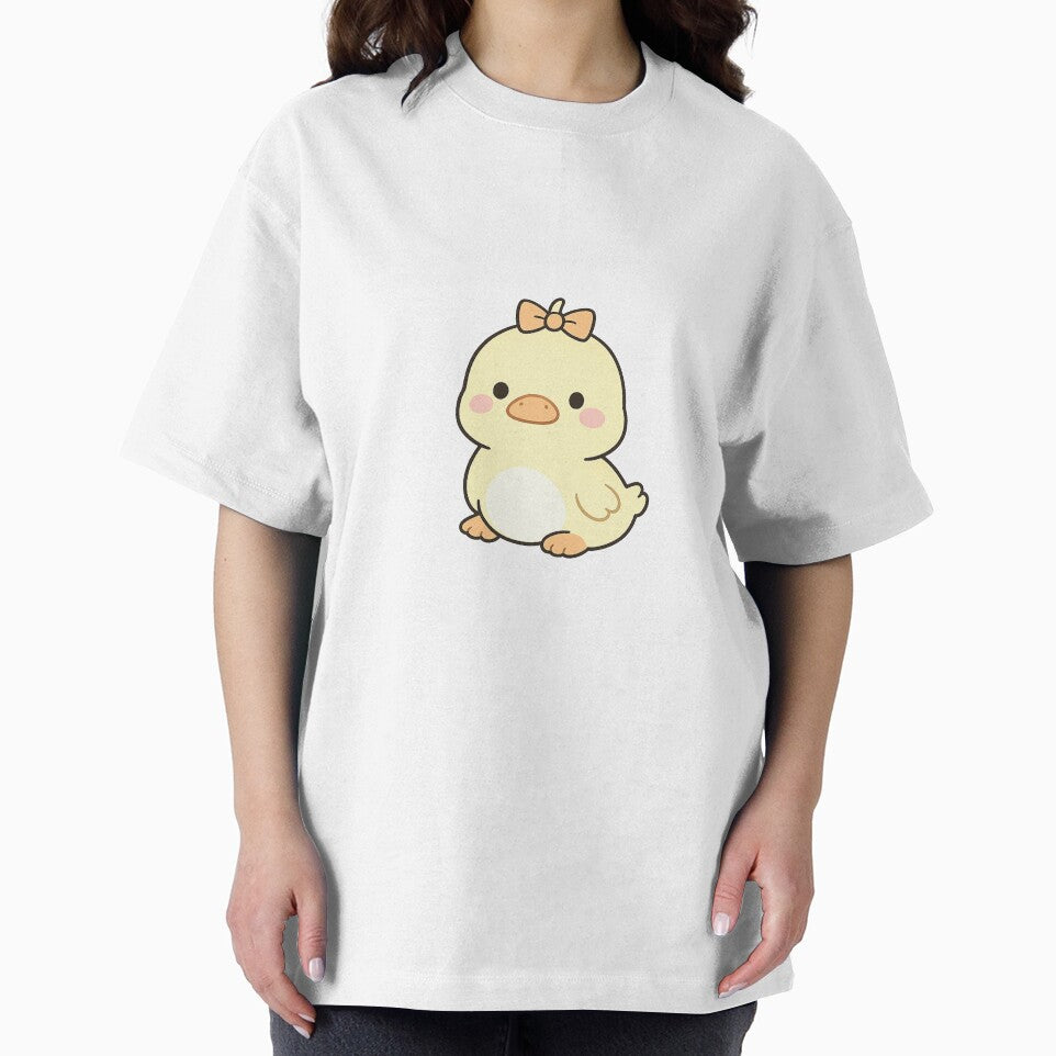 Adorable Kawaii Duck – Minimalist Cute Illustration by HeyHas