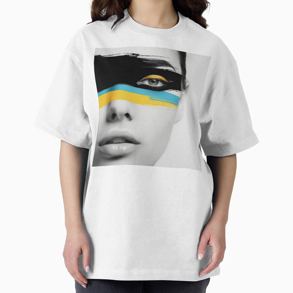 Minimalist abstract woman print by dcrc