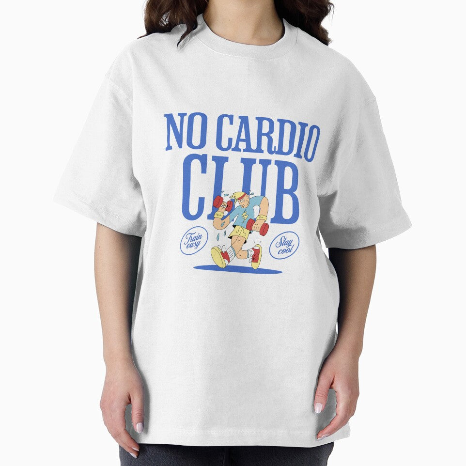 No Cardio Club – Gym Humor Design by ByZimbo
