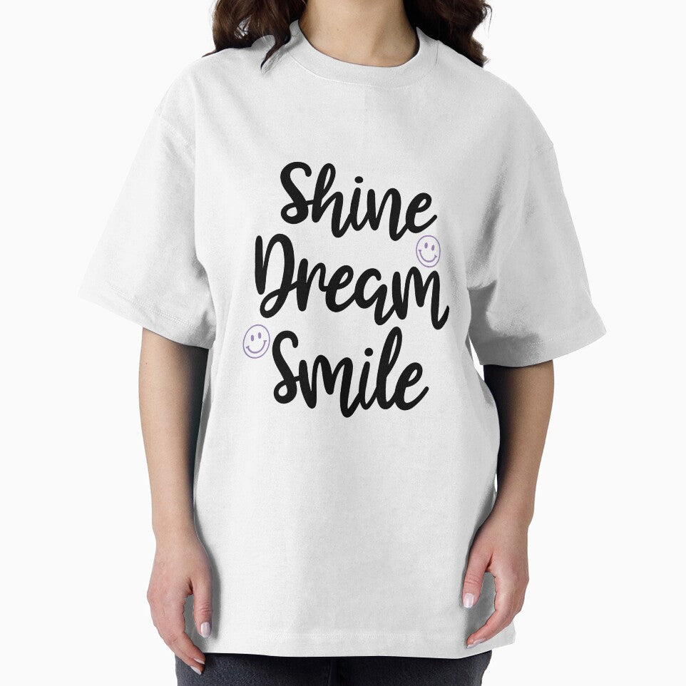 Shine Dream Smile Quote by DesignPMG