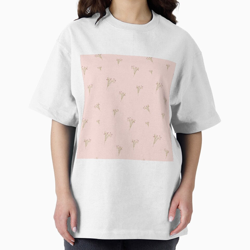 Branch pink flower floral pattern watercolor pink by Yana Mustafina | Boho Soulful Designs
