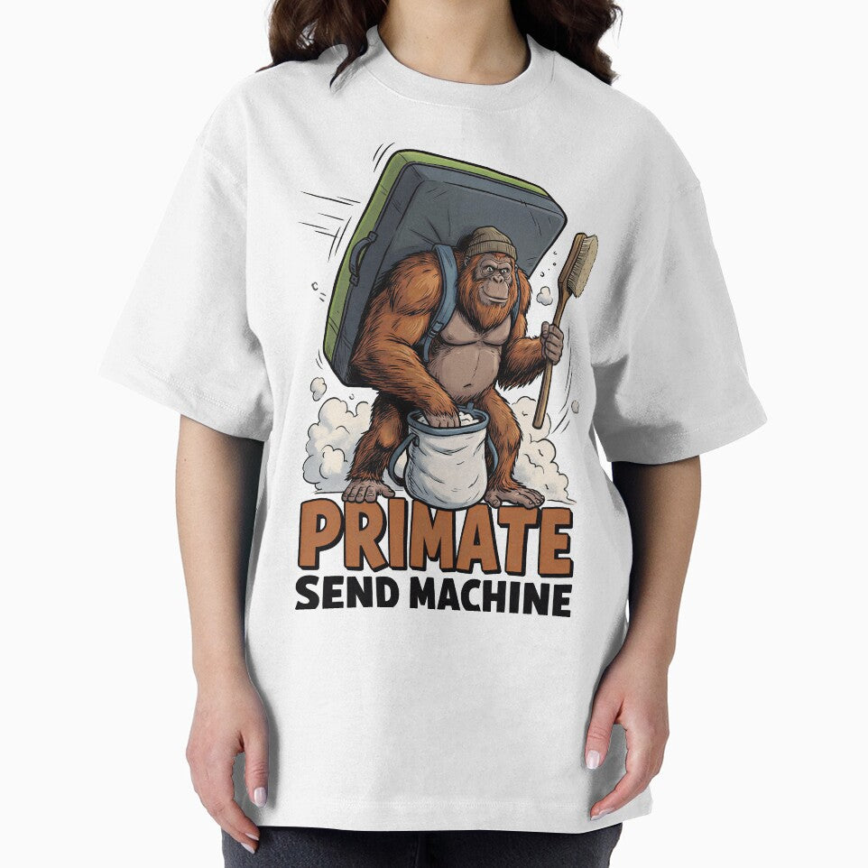 Primate send machine by orangutanstyle