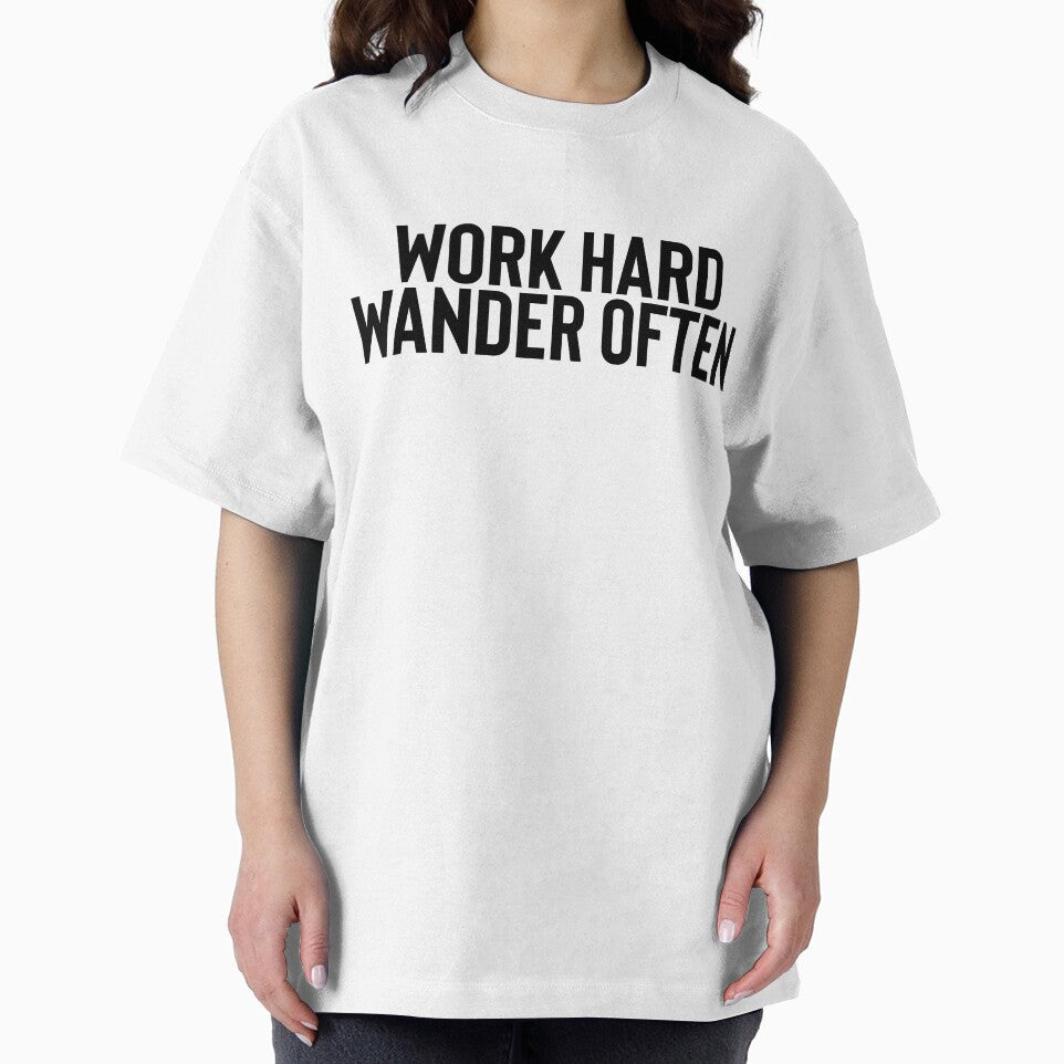 Work Hard Wander Often / Motivation Quote Mantra by StrangeStreet