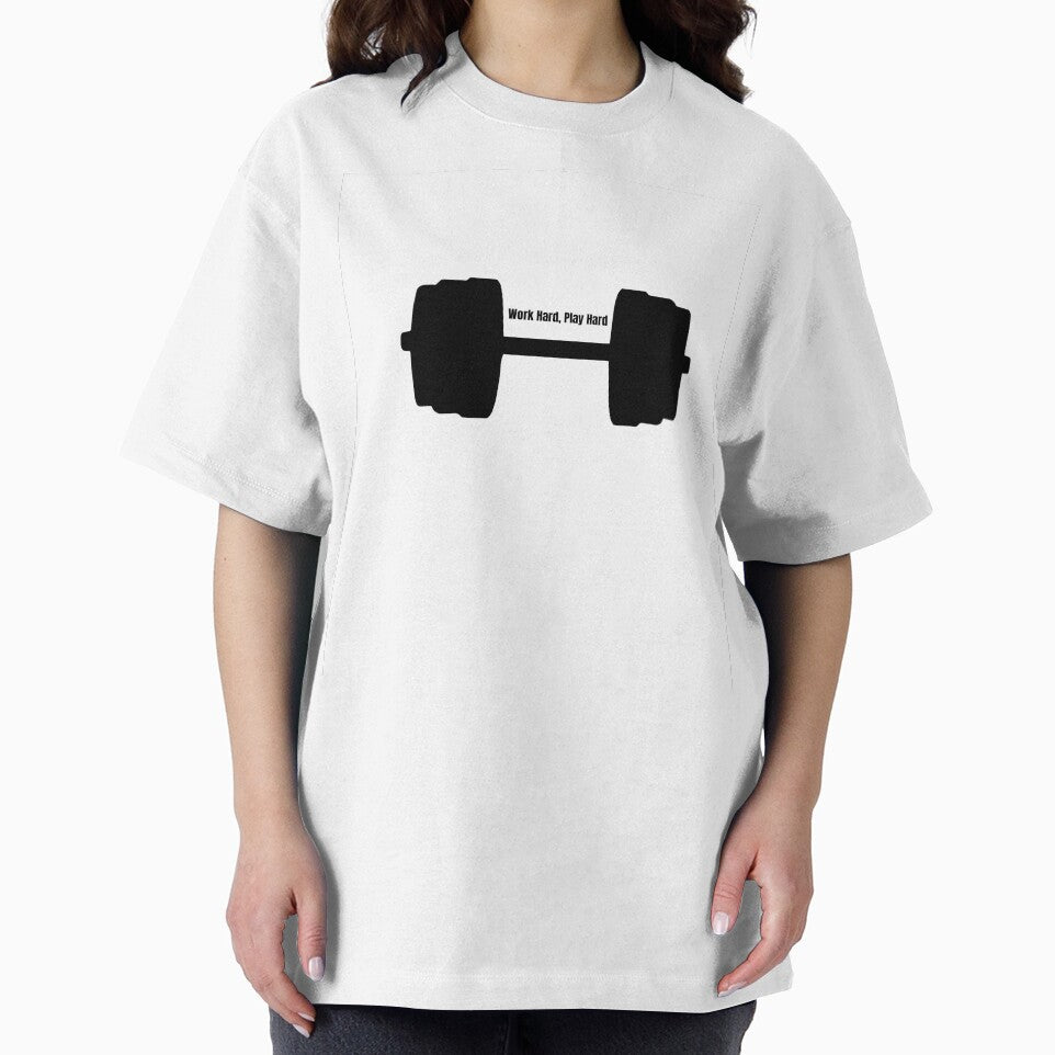 Work Hard Play Hard — Gym Dumbbell Fitness Motivation by chubbipop