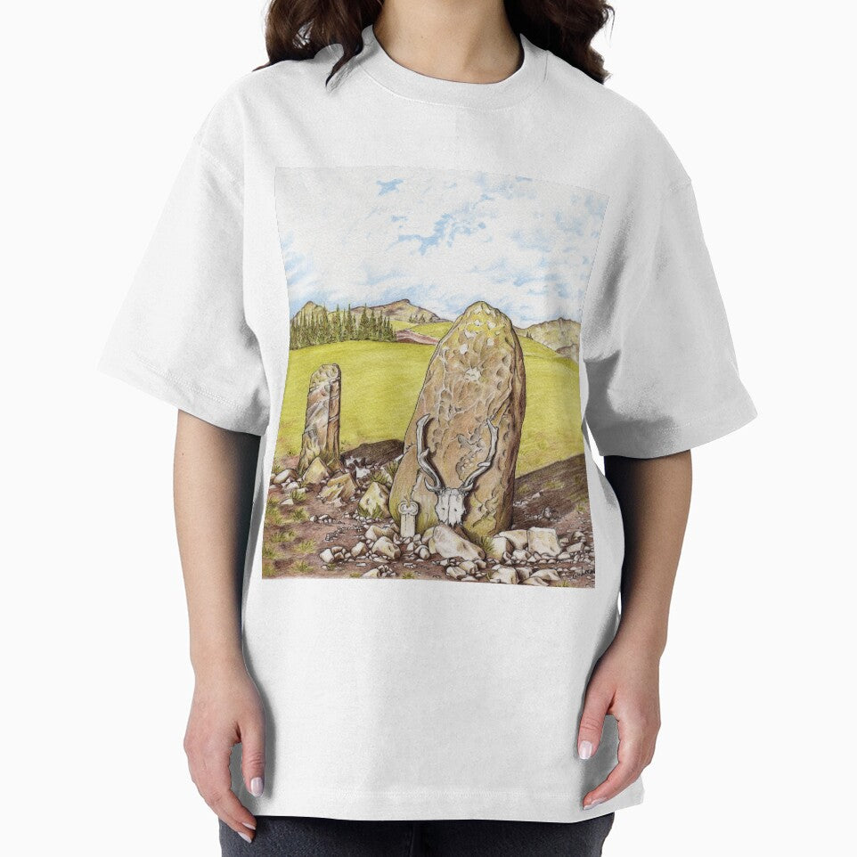 Antlered Crown and Standing Stone by Cerrilee