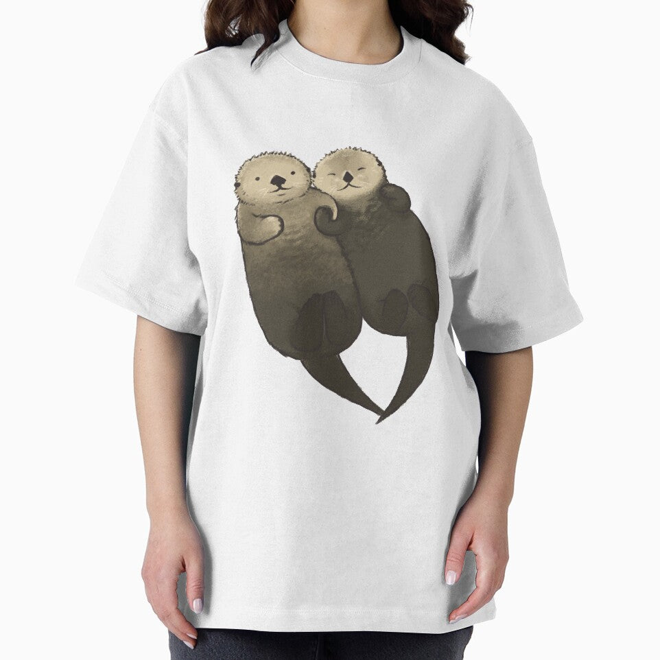 Significant Otters - Otters Holding Hands by StudioMarimo