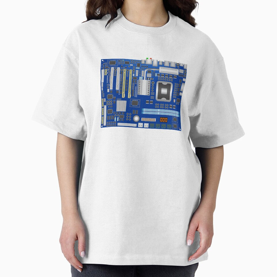 Classic Computer Mainboard Geek Art by dcohea