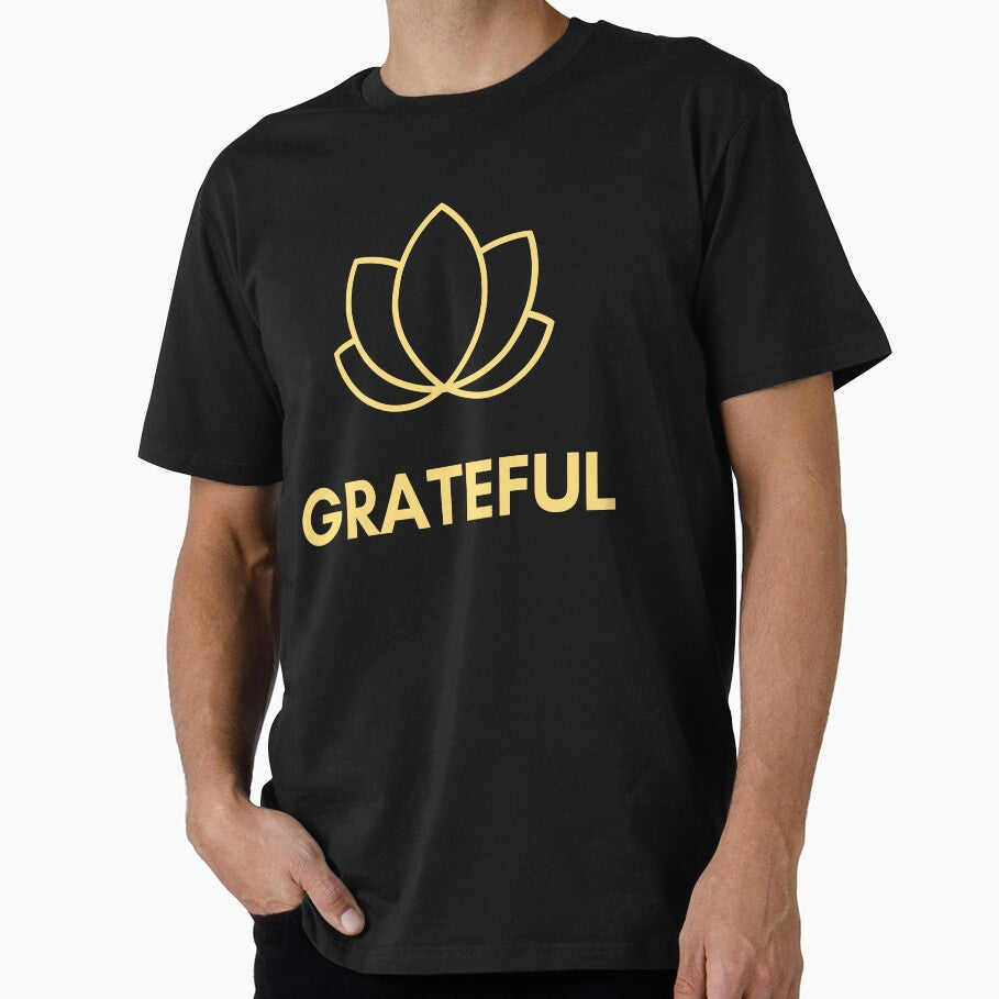 Grateful Yoga Lotus Design by Liniskop