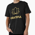 Grateful Yoga Lotus Design by Liniskop