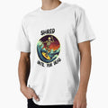 Skeleton Surfing - Shred Until Your Dead (Black Lettering) by VelvetRoom